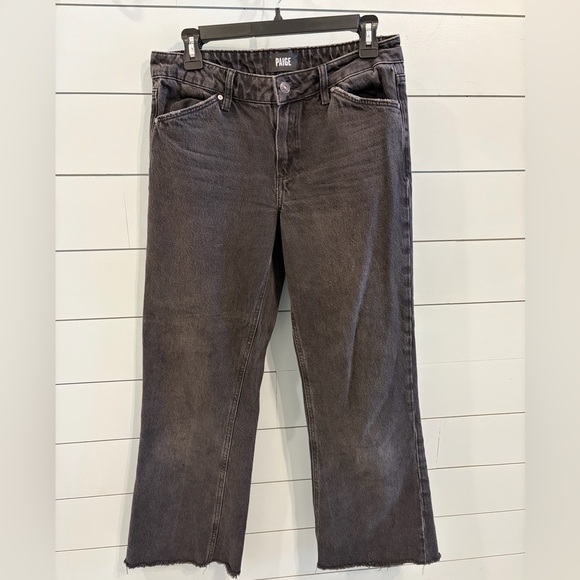 PAIGE Denim - PAIGE Charcoal Straight Leg Jeans